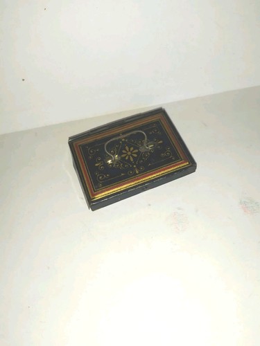 Antica scatola latta cassa - antica,