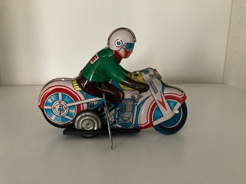Motocicletta antico giocattolo - motocicletta,