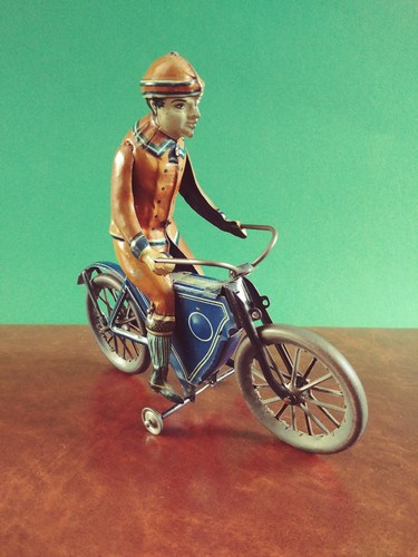 Raro giocattolo latta moto - latta,