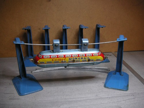 Space monorail comet - monorail,